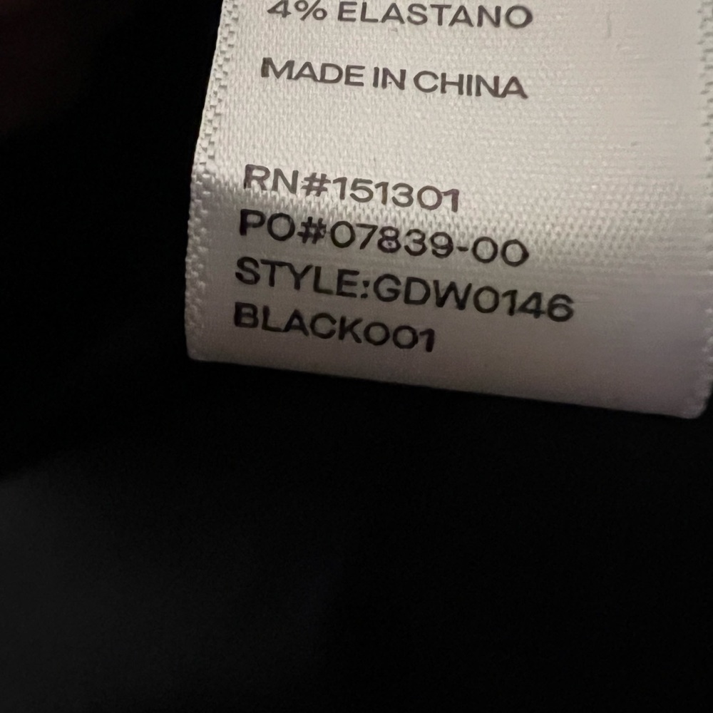 GOOD AMERICAN POPLIN SHIRT PLUS DRESS BLACK SIZE 7 NEW - Picture 9 of 9